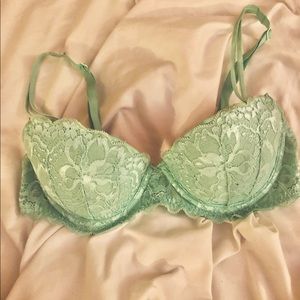 Victoria’s Secret PINK Mint Green Lace Bra